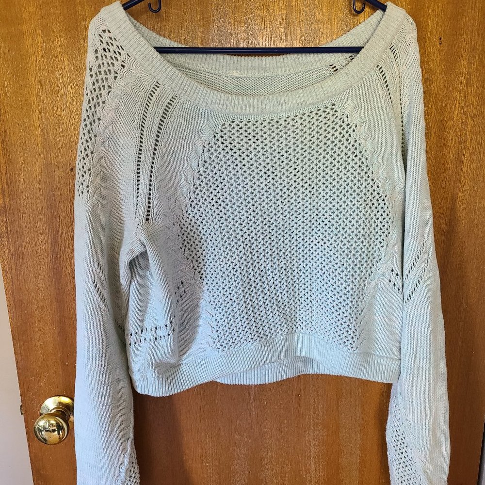 lululemon cropped knit sweater size 8